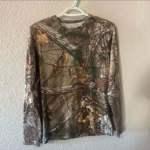 Camouflage Long Sleeve Shirt size small